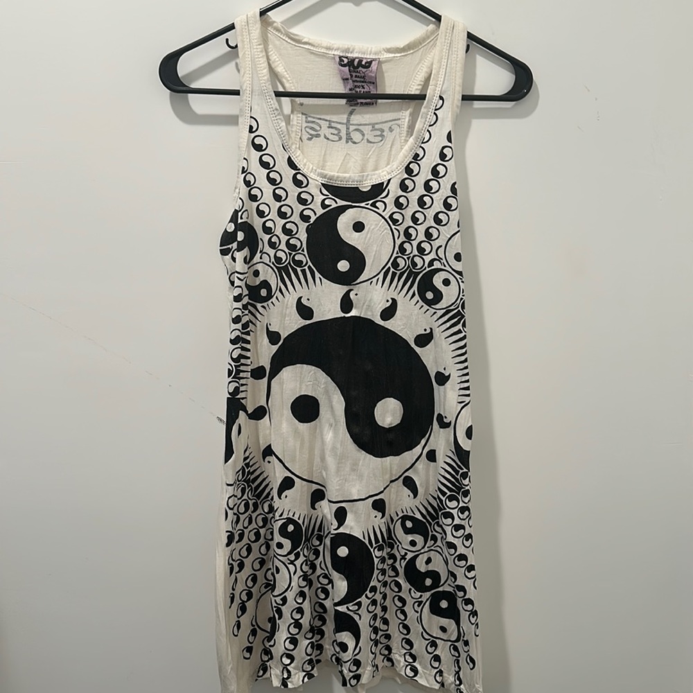 Yin Yang tank dress